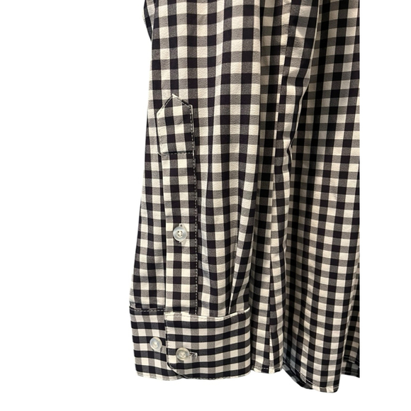 Mizzen + Main Size Large Trim Fit Long Sleeve Button Down Shirt Checkered Men's - Picture 4 of 6